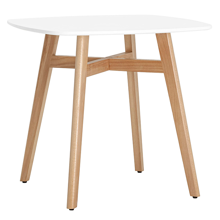 Стол Target D80 белый ножки бук Stool Group SL-691