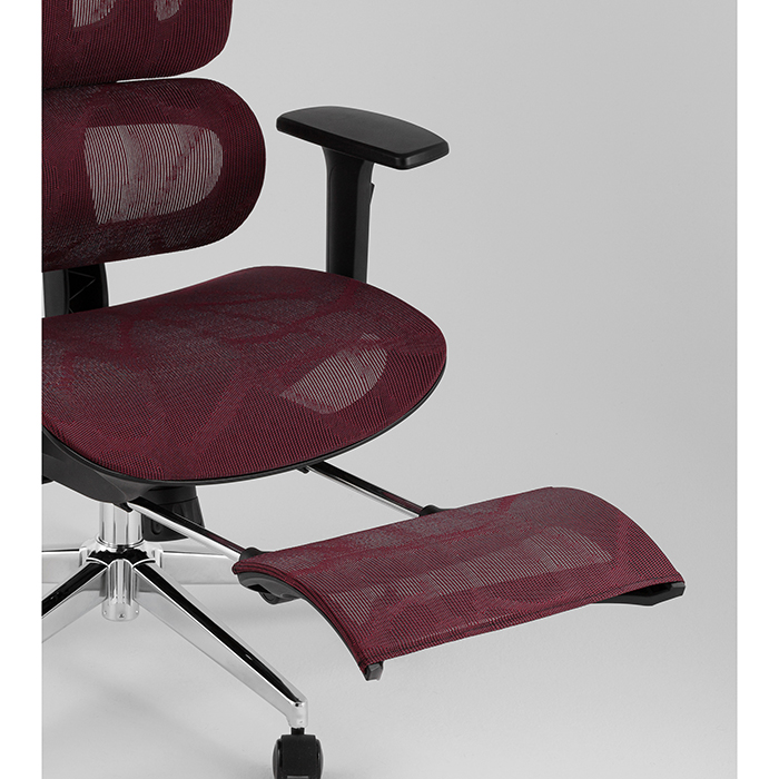Кресло офисное TopChairs Nimbus бордовый Stool Group YF-W938A bl.sh. ST982-11 wine red