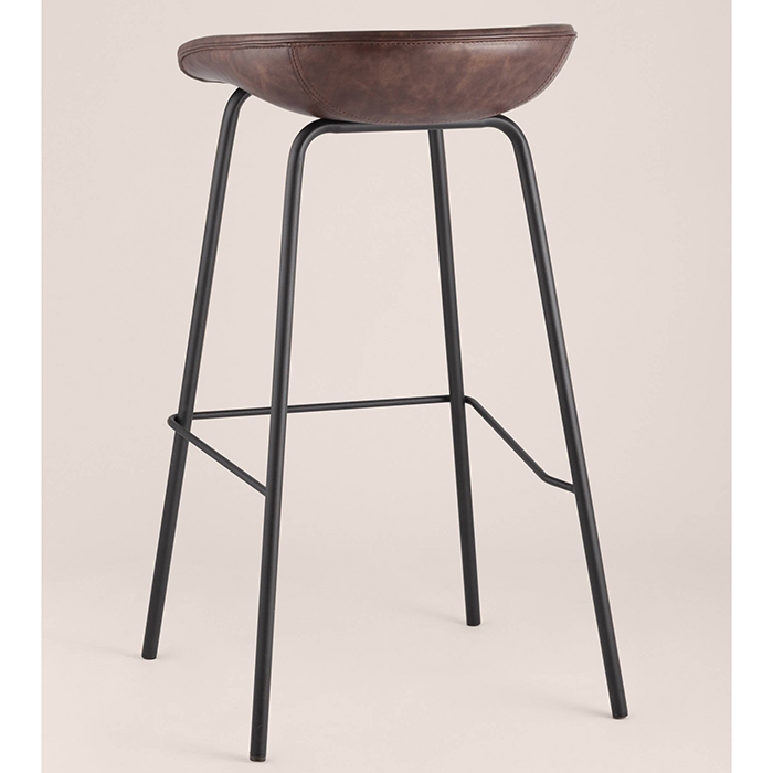 Стул барный Турин коричневый экокожа Stool Group 8319TB BROWN