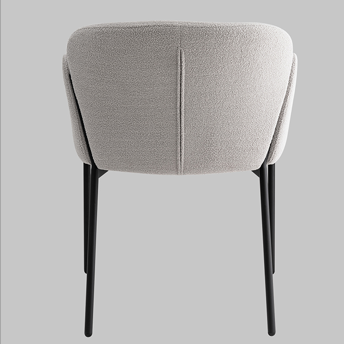 Стул Melia светло-серый Stool Group DC-3090 KD 3018-14 black legs
