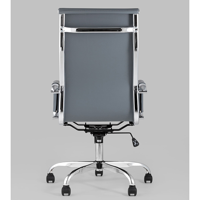Кресло офисное TopChairs City серое Stool Group D-101H GREY