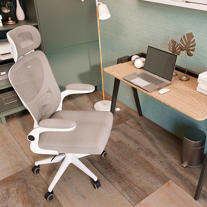 Кресло офисное TopChairs Airone белый Stool Group D-502-1 white