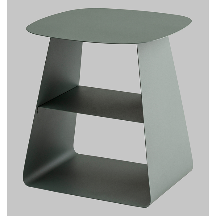 Журнальный столик Leyre металл зелёный Stool Group MT-123S DB-022