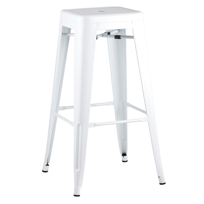 Комплект барных стульев Tolix белый (6 шт) Stool Group YD-H765 LG-02 X6
