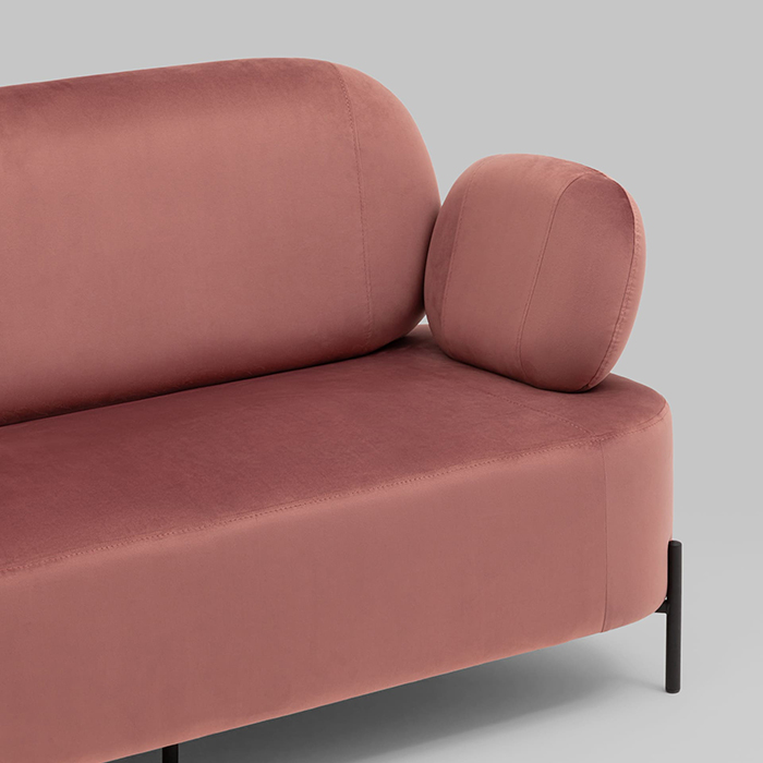 Диван Кэнди велюр пыльно-розовый Stool Group vd-dv-candy-b15
