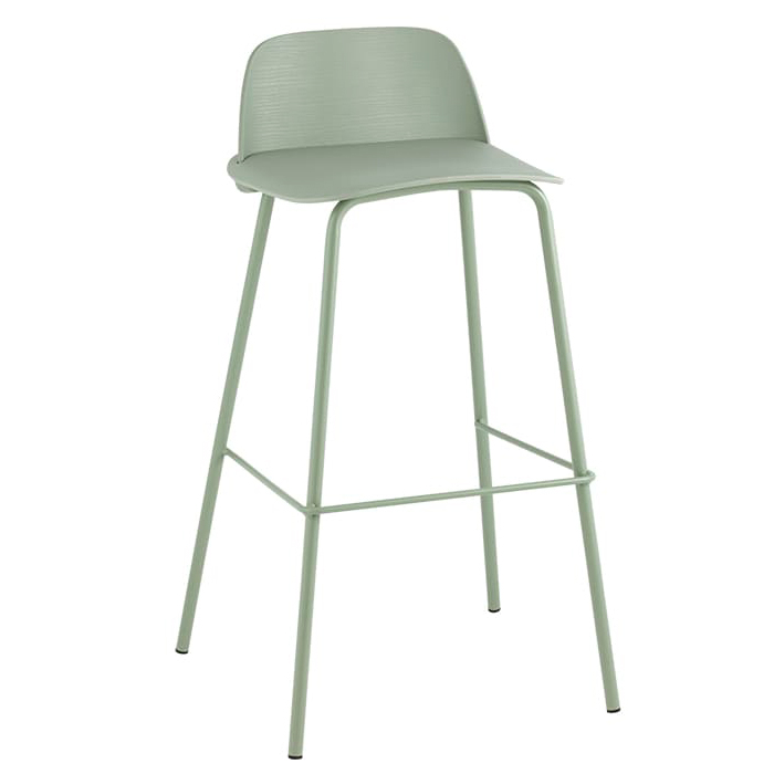 Комплект барных стульев Mist серо-зелёный (4 шт) Stool Group 8063T 75 greyish green 70077 BOX