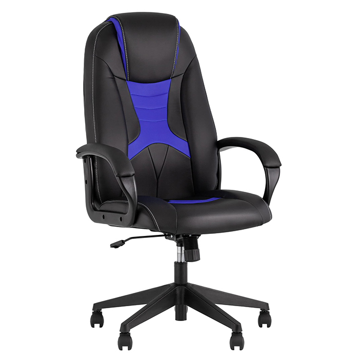 Кресло игровое TopChairs ST-Cyber 8 чёрный/синий Stool Group ST-CYBER 8 BLUE