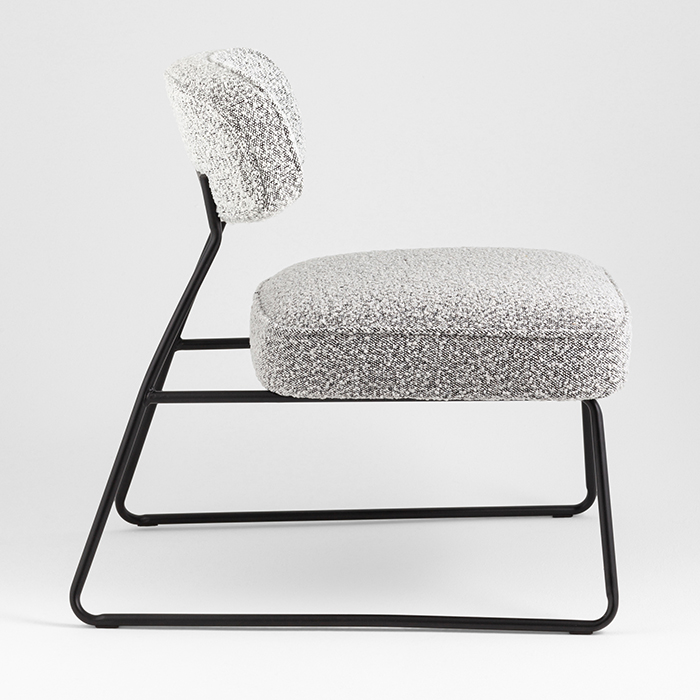 Кресло-лаунж Kate серый Stool Group CQ-2020 - BMG2635-19