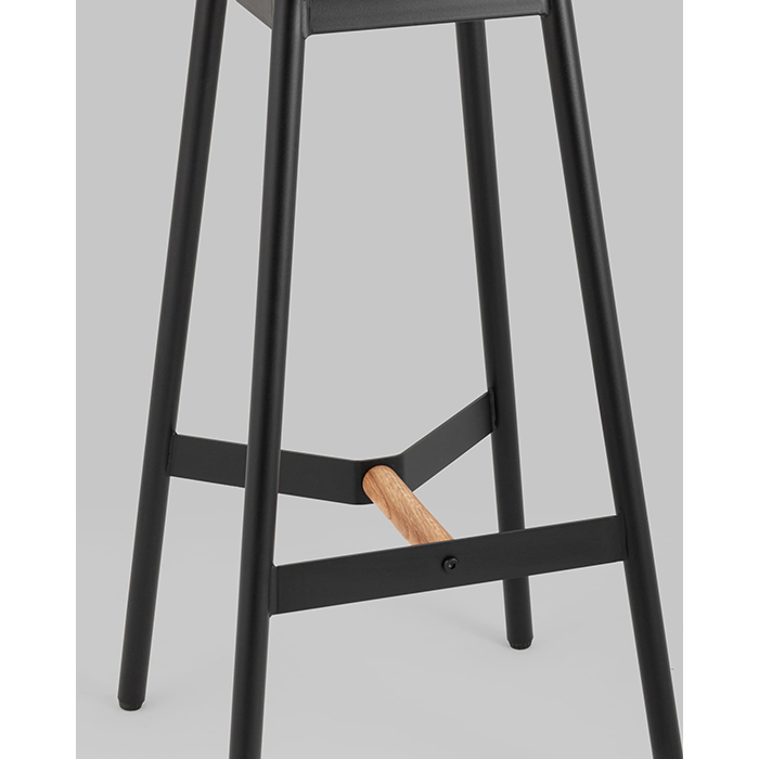 Стул барный Knobb чёрный Stool Group 9117H75 black