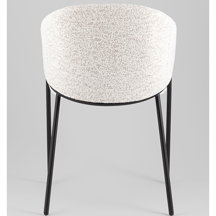 Стул Carmel бело-серый Stool Group DC-3091 WZ6002-11 black legs