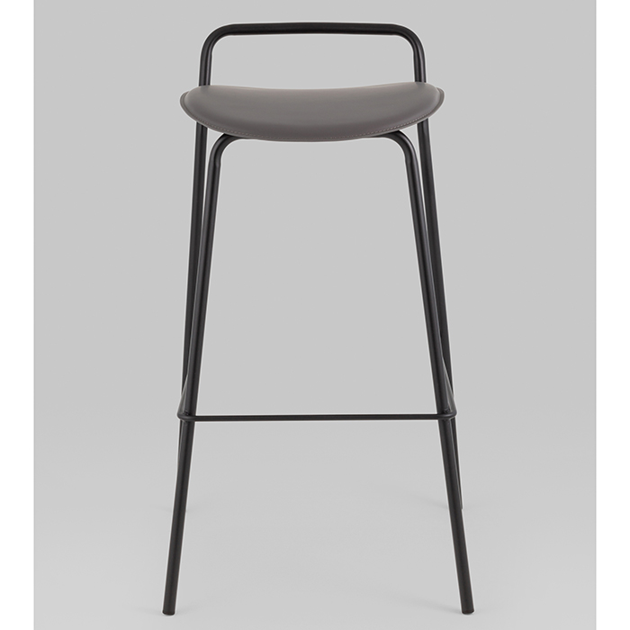 Стул барный Mantis экокожа тёмно-серый Stool Group 9083T dark grey