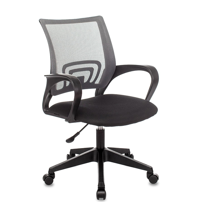 Кресло офисное TopChairs тёмно-серый Stool Group ST-BASIC/DG/TW-11