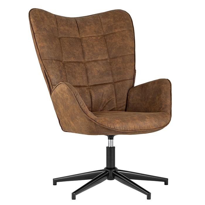 Кресло вращающееся Ирис коричневый Stool Group IRIS BROWN