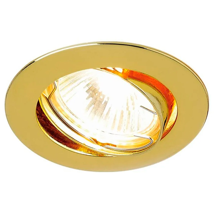 Светильник встраиваемый точечный поворотный Ambrella Light 104S GD