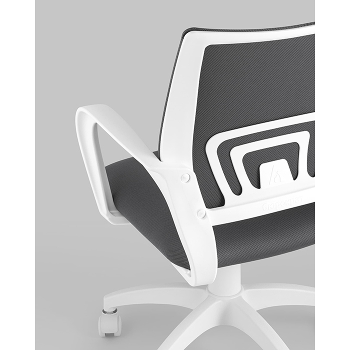 Кресло офисное TopChairs серый Stool Group ST-BASIC-W/26-25
