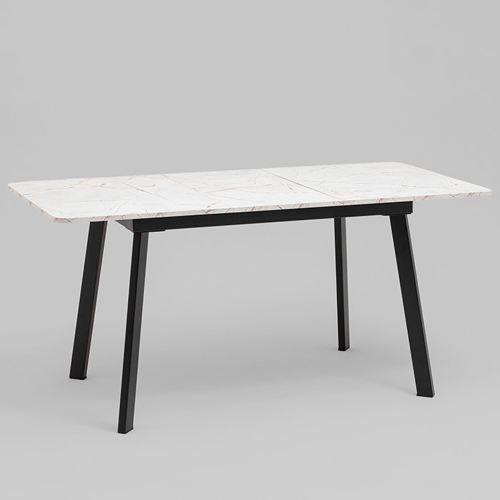 Стол Batu New 120-160 D80 Азул оникс подстолье черное Stool Group AV 1209/1-1200/800-C509-9005