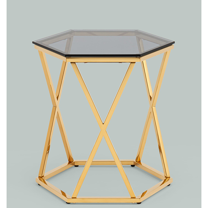 Журнальный столик Круз 48х42 стекло Stool Group EET-187-TG