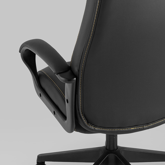 Кресло игровое TopChairs ST-Cyber 8 чёрный/жёлтый Stool Group ST-CYBER 8 YELLOW