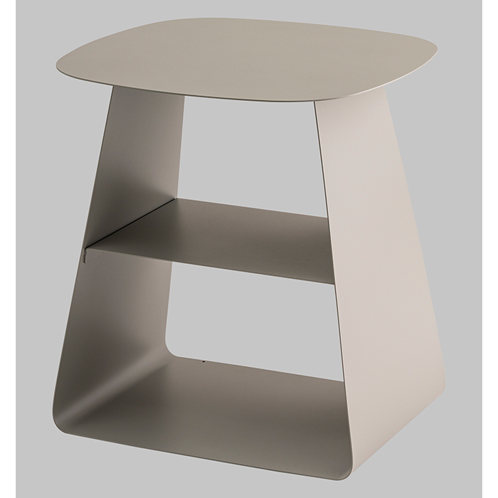 Журнальный столик Leyre металл серый Stool Group MT-123S DB-006
