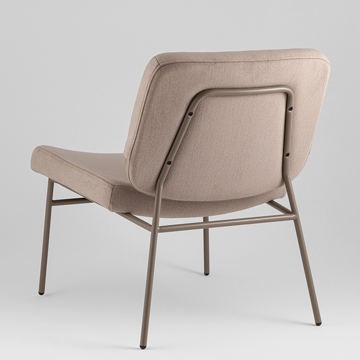 Кресло Эбигейл велюр бежевый каркас бежево-серый Stool Group LV-120-E31-7006