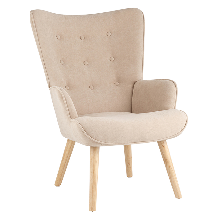 Кресло Хью бежевый Stool Group QH-8901KP 263-2 beige