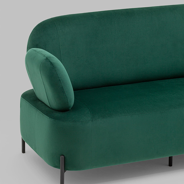 Диван Кэнди велюр зелёный Stool Group vd-dv-candy-b19