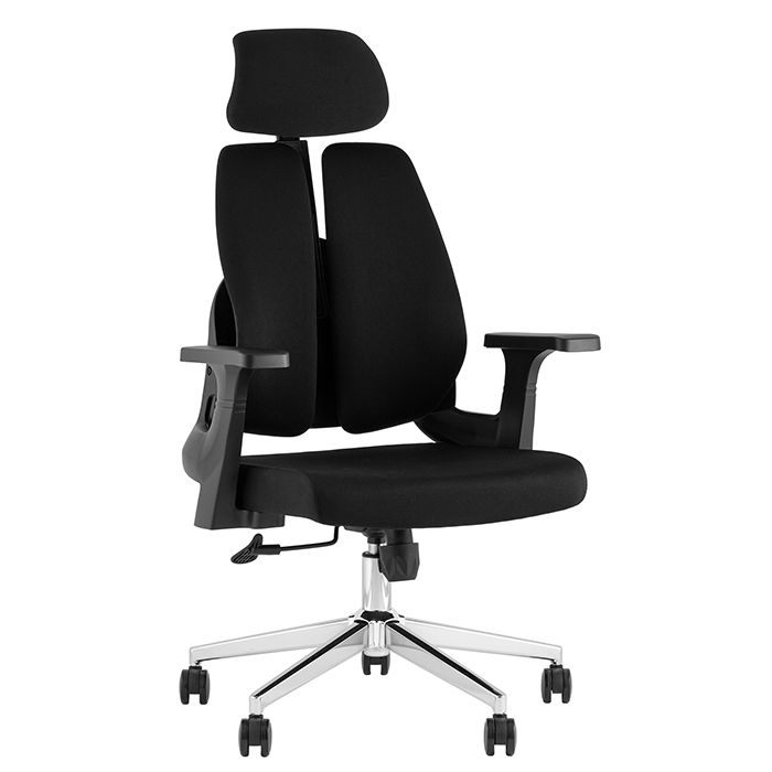 Кресло офисное TopChairs Kineo чёрный Stool Group WH-A888 black