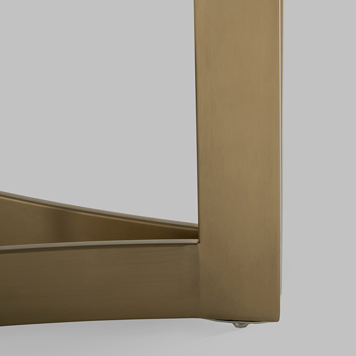 Журнальный столик Кассия D90 светлая керамика Stool Group ECT-292-BRCGS-white 333-2