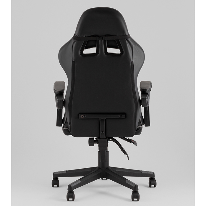Кресло игровое TopChairs Shadow чёрно-серый Stool Group GF-8079 black+grey