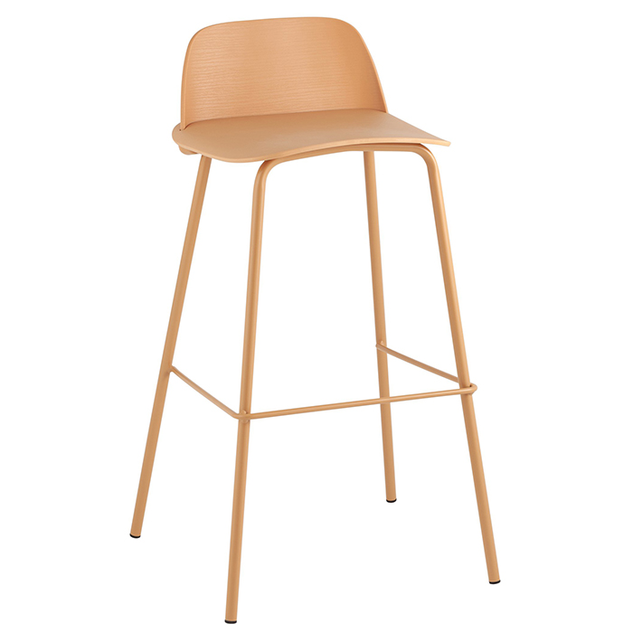 Комплект барных стульев Mist желтый (4 шт) Stool Group 9117H75 black BOX