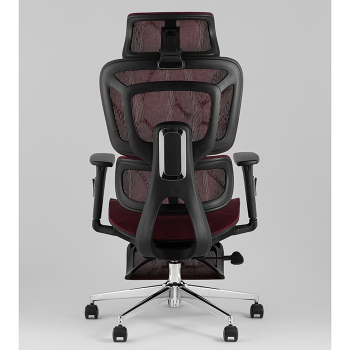 Кресло офисное TopChairs Nimbus бордовый Stool Group YF-W938A bl.sh. ST982-11 wine red