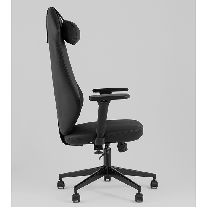 Кресло офисное TopChairs Trophey чёрный Stool Group DD-001 black