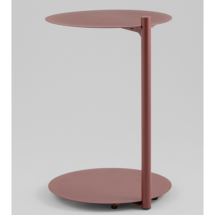 Журнальный столик Siara металл бордовый Stool Group MT-214 DB-032