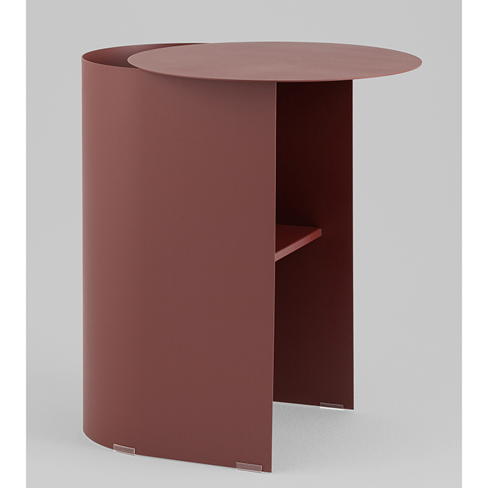 Журнальный столик Floire металл бордовый Stool Group MT-143 DB-032