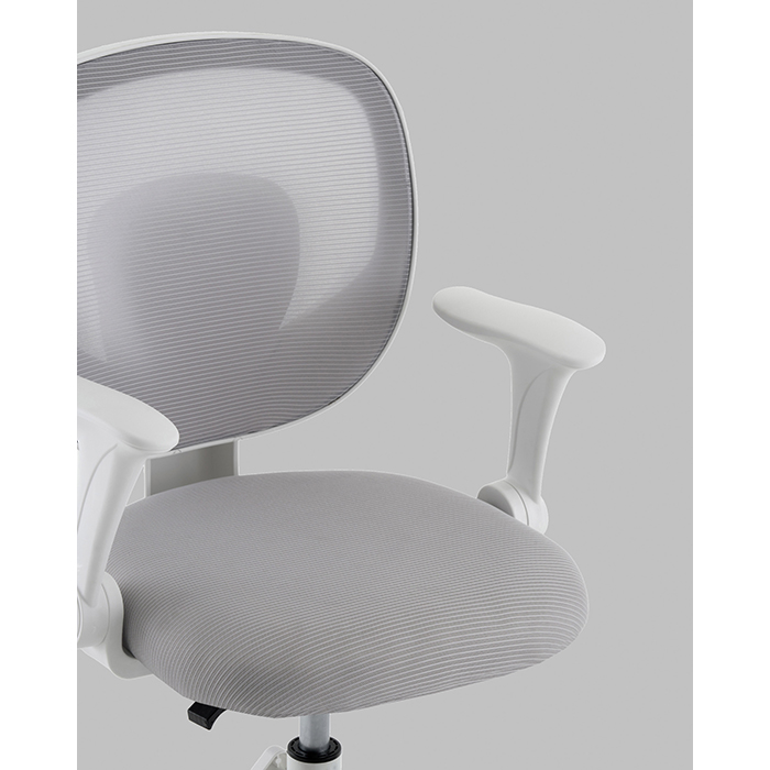 Кресло компьютерное TopChairs Mila серый Stool Group OUE-2541 grey