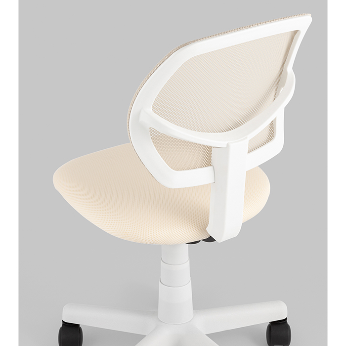 Кресло компьютерное детское Лоло бежевый Stool Group 5256W mesh beige