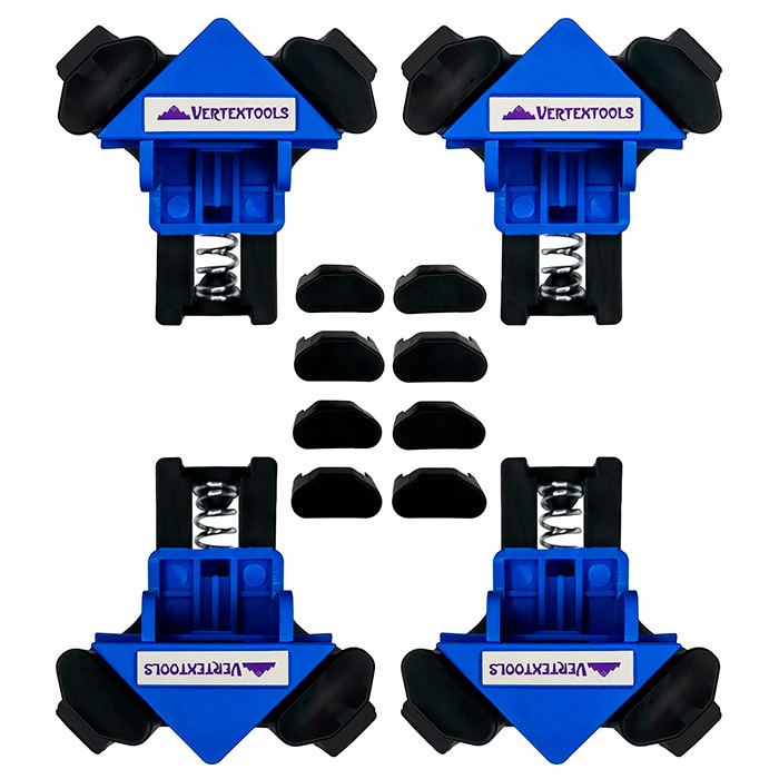Набор зажимов для угловых соединений (4 шт) Vertextools 20-56-4