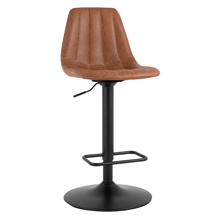 Стул барный Code экокожа коричневый Stool Group M-90597P Tan