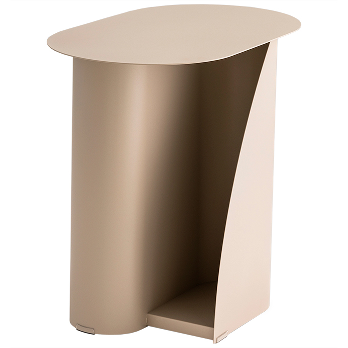 Журнальный столик Yvaine металл бежевый Stool Group MT-104-1 DB-003