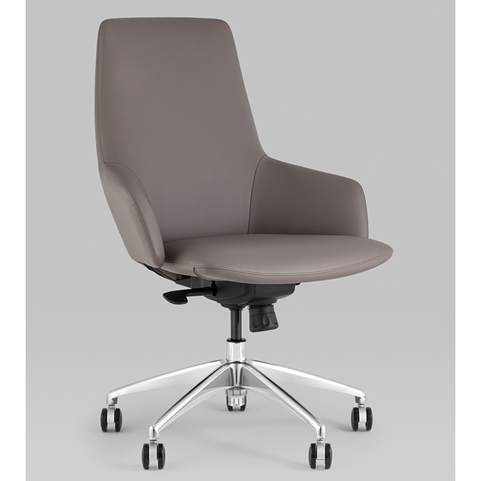 Кресло офисное TopChairs Bow серый Stool Group A332-A 270-38