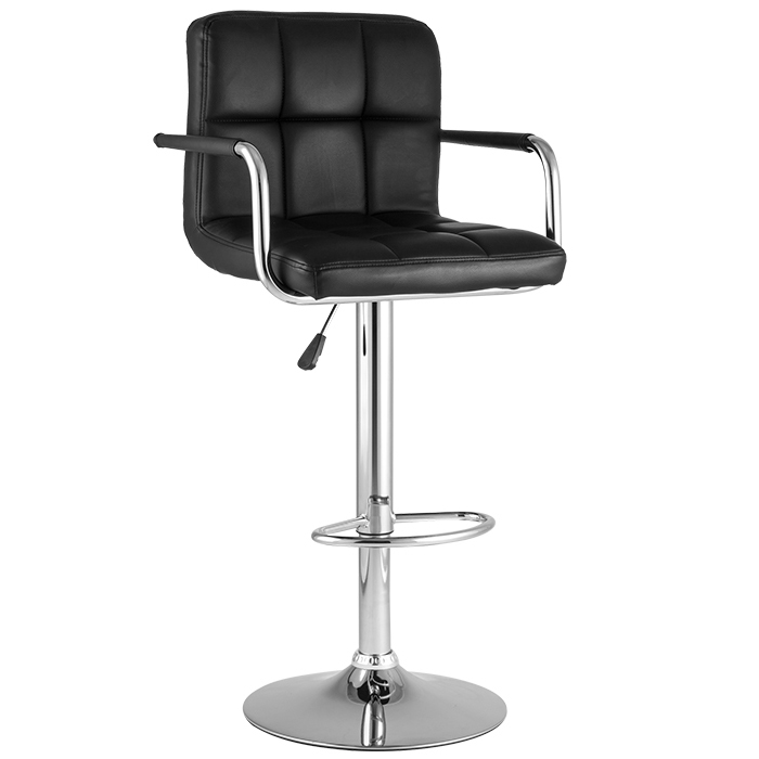 Комплект барных стульев Малави New чёрный (2 шт) Stool Group BC-V003-NP black X2