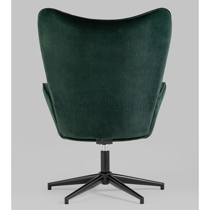 Кресло регулируемое Филадельфия велюр серо-зелёный Stool Group FUCHS FLY1919-15