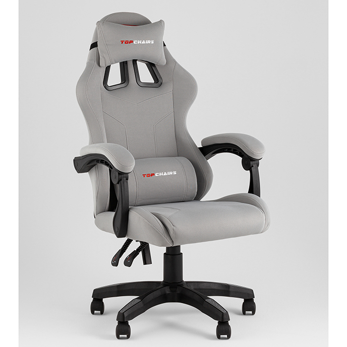 Кресло игровое TopChairs Druid серый Stool Group GF-8062-N TT704