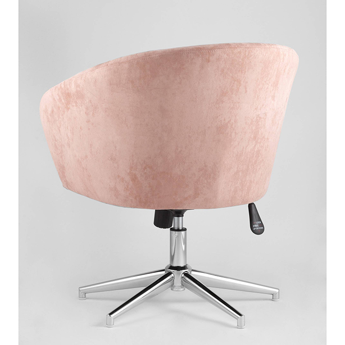 Кресло регулируемое Харис замша пыльно-розовый Stool Group HARRIS HY-78