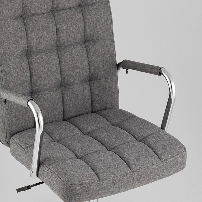 Кресло офисное TopChairs Comfo серый Stool Group D-719 grey
