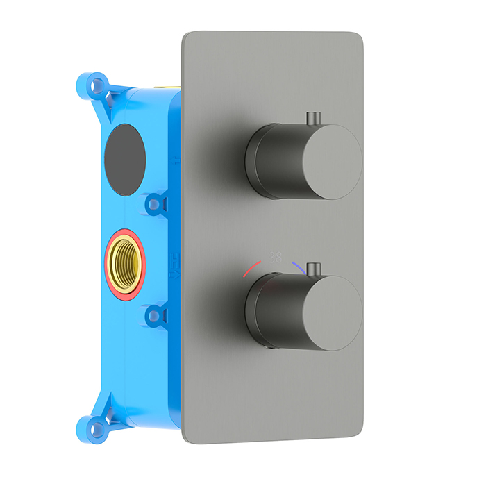 Смеситель для душа встраиваемый термостатический Европа Aquatek AQ1391BGM