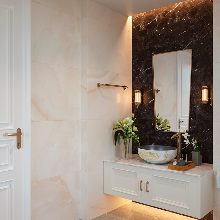 Керамогранит Queen Serenity Onyx Matt  Buono Ceramica QVL4607M
