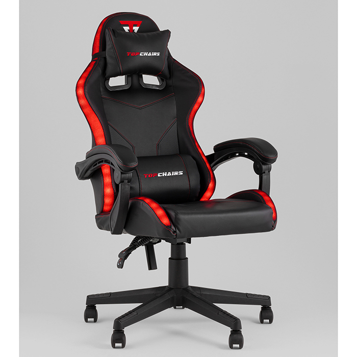 Кресло игровое TopChairs Druid чёрный Stool Group GF-8062-N black