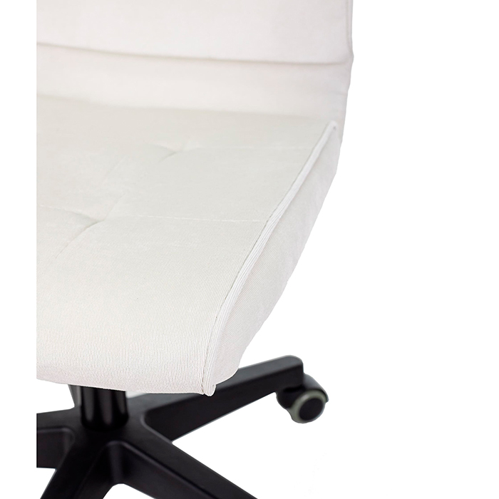 Кресло компьютерное TopChairs ST-Alex молочный Stool Group ST-ALEX/PL/VELV20