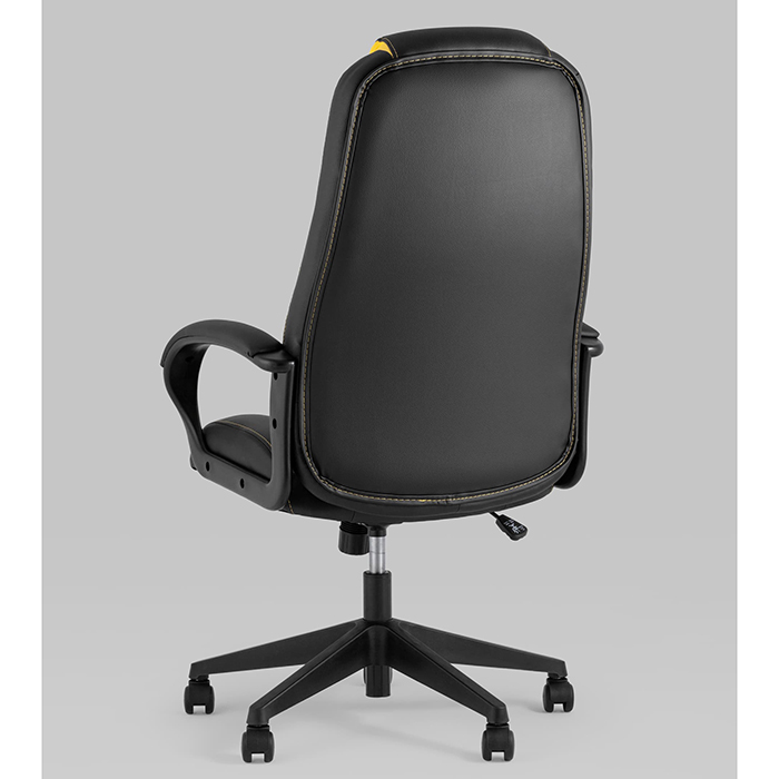 Кресло игровое TopChairs ST-Cyber 8 чёрный/жёлтый Stool Group ST-CYBER 8 YELLOW